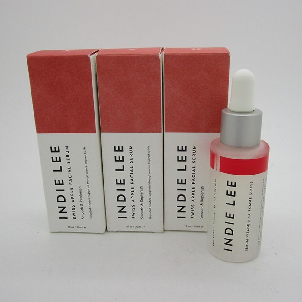 Swiss Apple Facial Serum INDIE LEE 1 oz ea - LOT OF 3